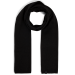 eyefoot black 100% cashmere scarf.